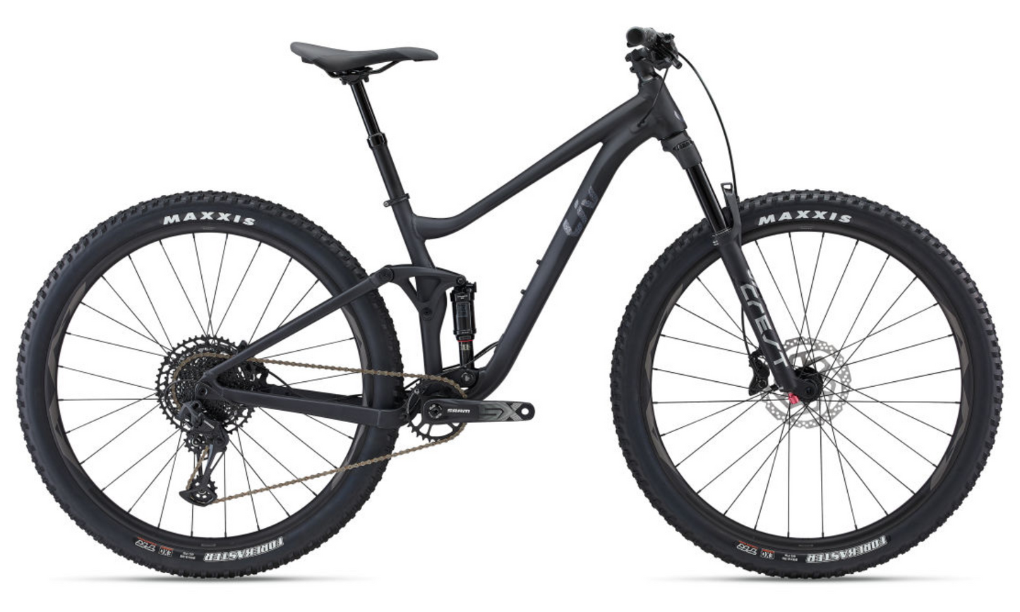 Liv Embolden 1 - Black (M) Trail Bike - Side View