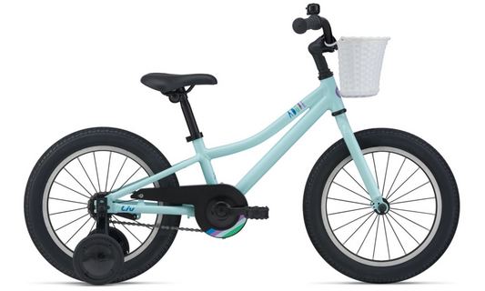 Liv Adore C/B 16 - Ice Green Kid's Bike with Training Wheels