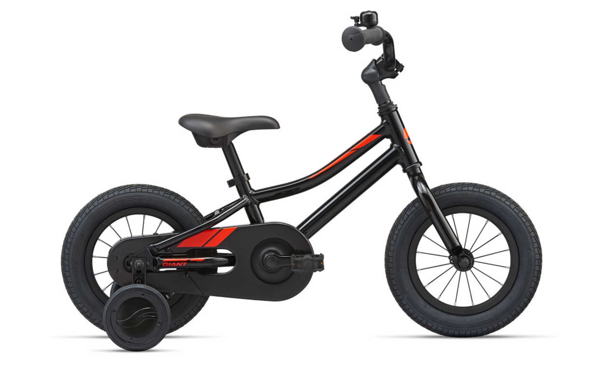 Giant Animator C/B 12 - Black Kid's Bike with Training Wheels