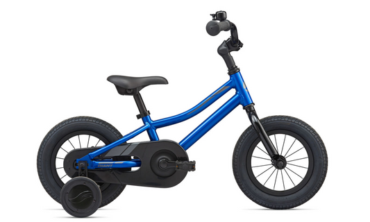 Giant Animator C/B 12 - Electric Blue Kid's Bike with Training Wheels