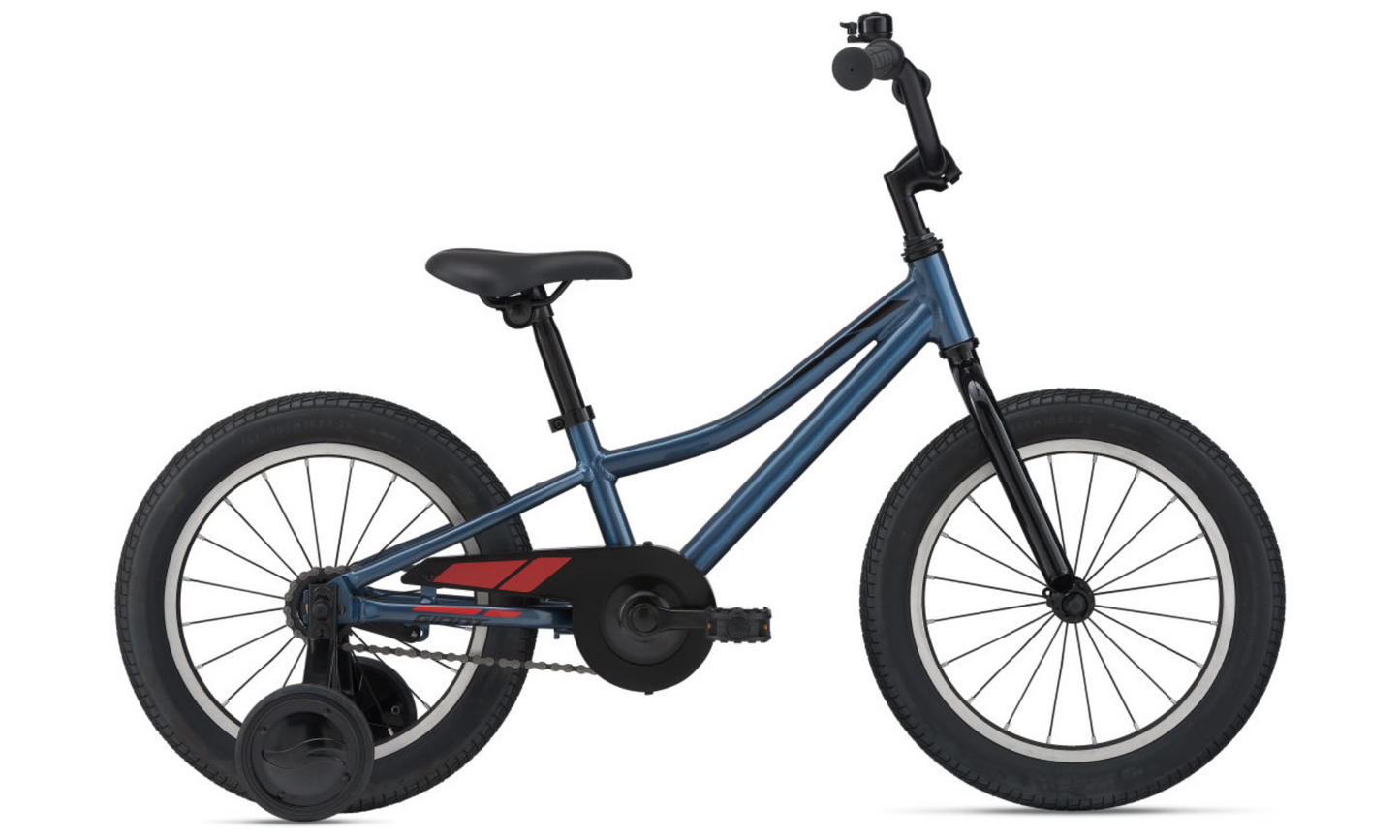 Giant Animator C/B 16 - Blue Ashes Kid's Bike with Training Wheels